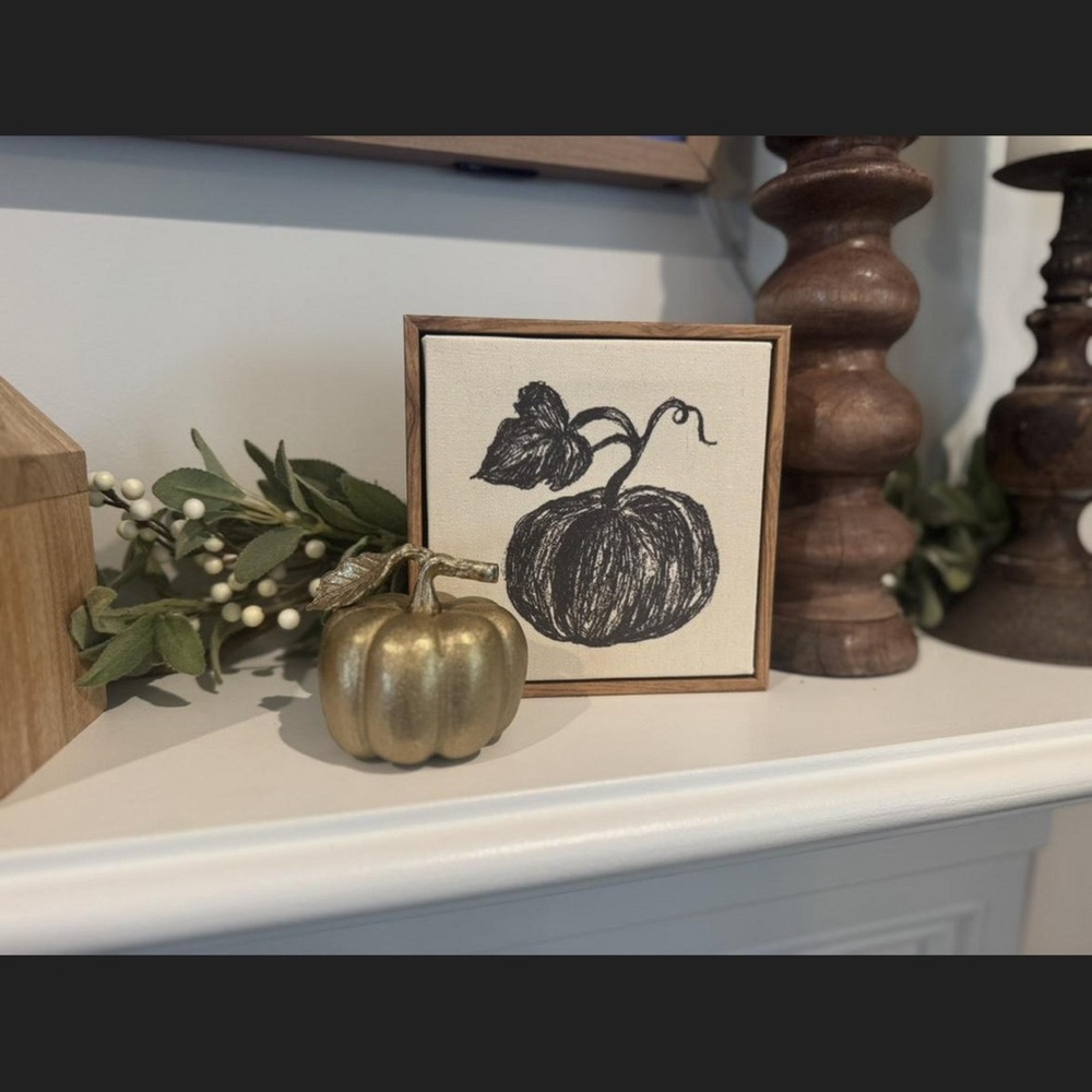 3pk Fall Mini Gold Pumpkins - Threshold - Picture 5 of 11